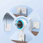 Wall Mount Surge Protector Power Strip with 360 Rotating Plug