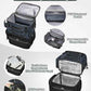 Fishing Tackle Box Backpack with 4 3600 Trays