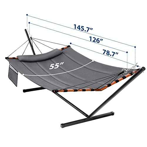 12FT 2 Person Hammock with Stand V
