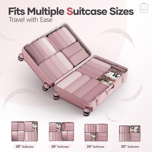 9 11 Set Compression Packing Cubes for Travel Essentials (9 Count)