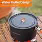 15pcs Camping Cookware Mess Kit