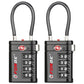 Open Alert TSA Approved Luggage Locks (2 Count)