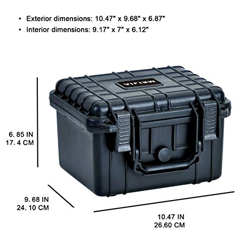 Portable All Weather Waterproof Camera Case With Foam