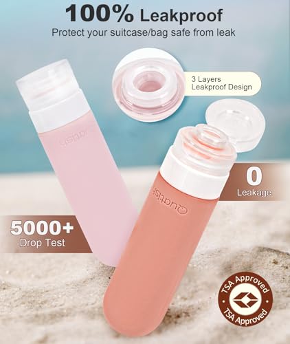 Travel Bottles for Toiletries (4 Count)