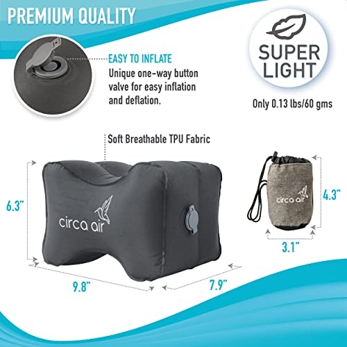 Inflatable Knee Pillow for Side Sleepers