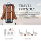 Vegan Leather Laptop Backpack for Women 15.6 inch Work Backpack Fashion Travel Backpack Purse for Business College