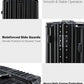 26 Inch Checked Zipperless Luggage with Cup Holder