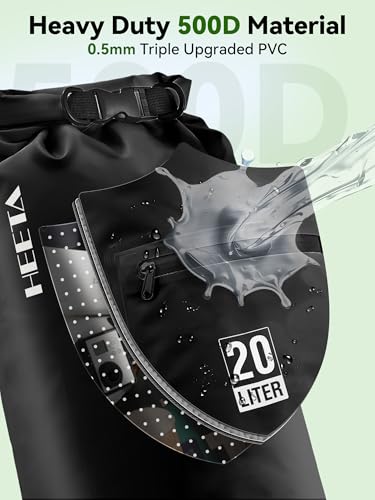 Waterproof Dry Bag Backpack with Zippered Pocket