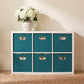 Fabric Storage Bins in Strong Poly‑Woven Fabric (6 Count)