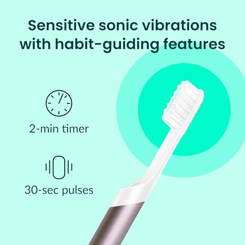 Metal Sonic Electric Toothbrush for Adults