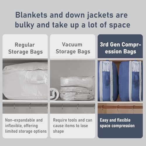 Compression Storage Bags 6 Pack (6 Count)