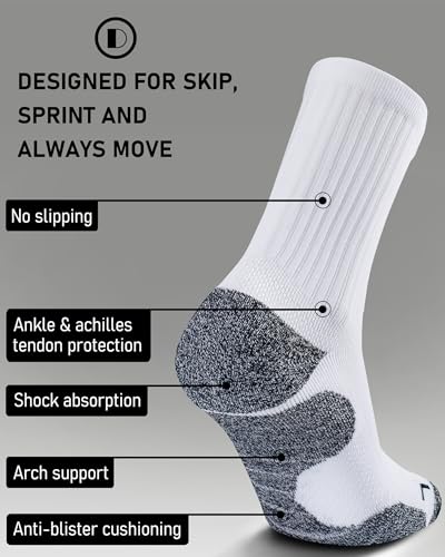 Cushioned Compression Unisex Mid (4 Count)