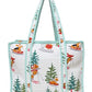 100% Cotton Quilted Tote Bag For Women