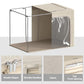 4 Pack Clothes Storage Bins with Metal Frame (4 Count)