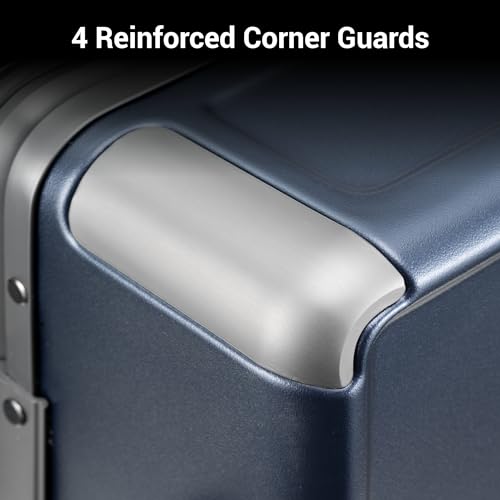 Carry On Luggage Airline Approved Zipperless with Aluminum Frame