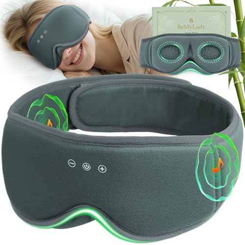 Bamboo Cotton Sleep Mask with Headphones