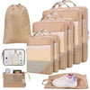 Compression Packing Cubes for Travel (10 Count)