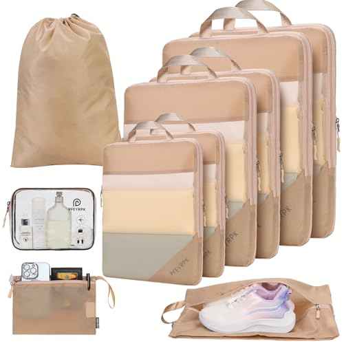 Compression Packing Cubes for Travel (10 Count)