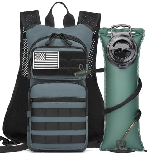 Insulated Hydration Pack Hiking Water Backpack Running Vest with 3L TPU Bladder Bag for Marathon Cycling Men