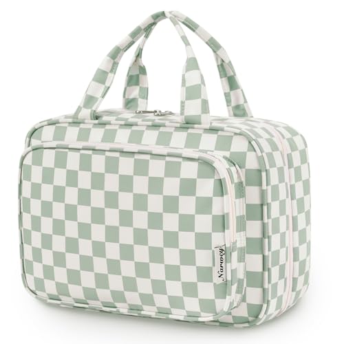 Travel Toiletry Bag for Women Large Hanging Makeup Bag Organizer Toiletries Bag for Full Size Essentials Accessories Cosmetics