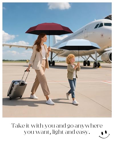 Mini Travel Umbrella with Case