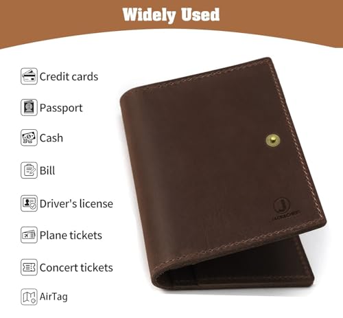 Genuine Leather Passport Holder For Travel