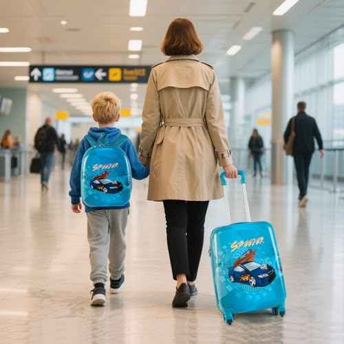 Kids Luggage Travel Backpack & Hard Shell Toddler Suitcase