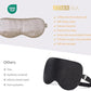 Adjustable 100% 22 Momme Mulberry Silk Sleep Mask