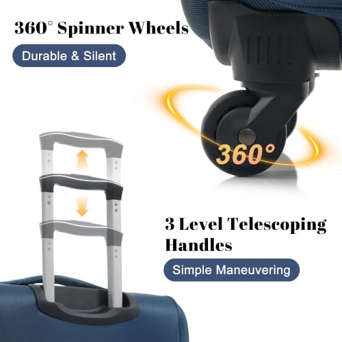 4 Piece Expandable Luggage Set (4 Count)