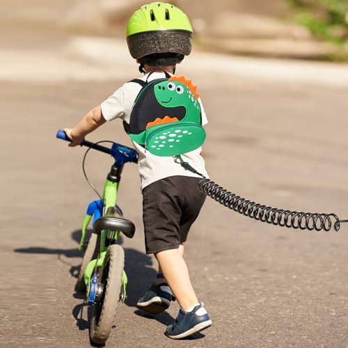 Toddler Harness Backpack Leash + Black Anti Lost Wrist Link