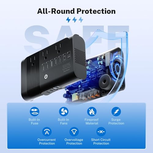 500W 220V to 110V Pure Sine Wave Voltage Converter