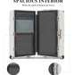 Super Large Aluminum Frame Zipperless Checked Luggage Front Pocket