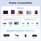 2-in-1 USB C Hub, USB C to HDMI Adapter with HDMI 4K@60Hz & 100W PD Charging - Adapter for Laptop, MacBook, IPad (USB-C), iPhone 15/16, Tablets, Switch