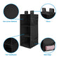 3 Shelf Hanging Closet Organizer with 2 Velcro