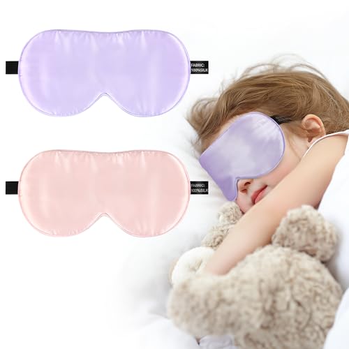 Silk Sleep Eye Mask for Kids (2 Count)