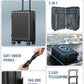 4 Piece Hardside Luggage Set with Backpack (3 Count)