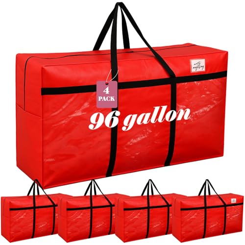 4 Pcs 96 Gallon Extra Large Moving Bags Heavy Duty Storage Bag (4 Count)