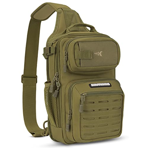 BlowBak Fishing Sling Bag With Rod Holder