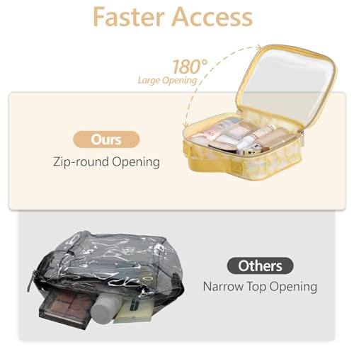 Clear Makeup Bag Travel (3 Count)