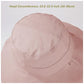 Womens Sun Hats Wide Brim Reversible Bucket Cotton Hat Packable Summer Travel Cap with Hat Clip