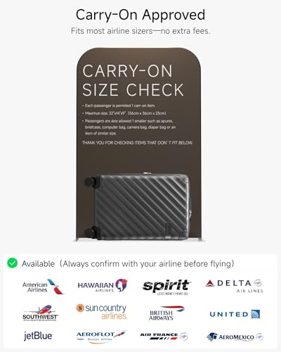 Airline Approved Expandable Carry On Suitcase