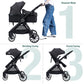 2-in-1 Convertible Baby Stroller for Newborn to Toddler