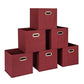 Fabric Storage Bins 6 Piece Set
