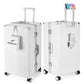 Super Large Aluminum Frame Checked Zipperless Luggage