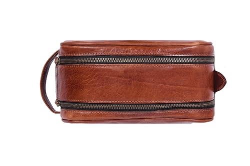 Leather Toiletry Bag for Men