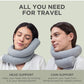 Twist Memory Foam Travel Pillow for Neck
