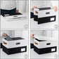 Foldable Storage Bins with Lids [3 (3 Count)
