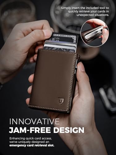 Wallet for Men with Metal Card Holder