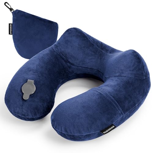 Inflatable Travel Pillow for Sleeping Airplane