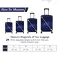 Travel Luggage Cover Suitcase Protector Fits 27
